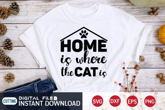 Funny Cat Graphic for Crafts and Branding