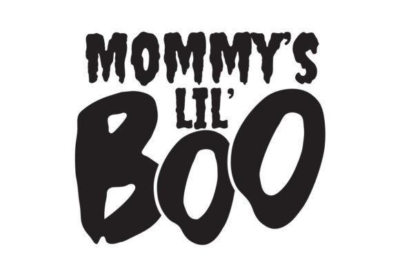 Halloween Mommy s Lil Boo SVG for Branding and Crafts