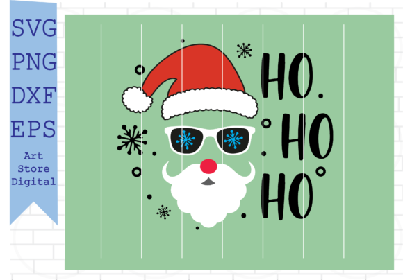 Ho Ho Ho Santa Svg for Christmas Graphics and Crafts