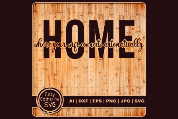 Home Wifi Connects Automatically Graphics for Crafts