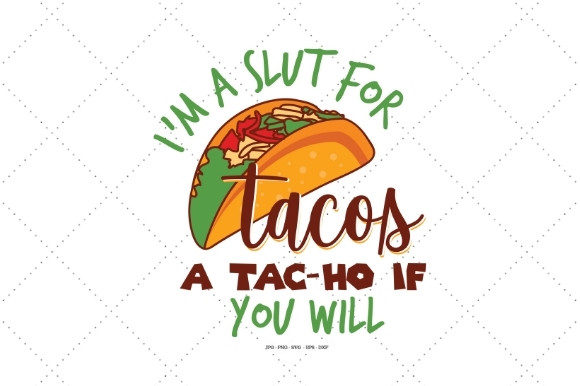 Taco Gift Graphics for Crafts