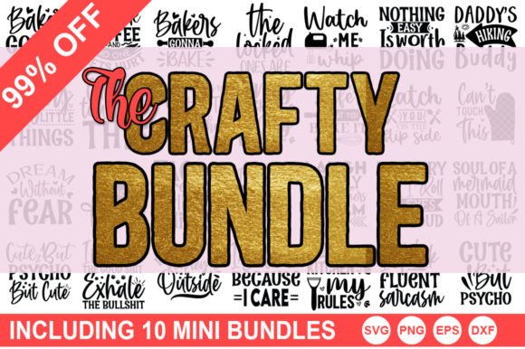 The Crafty Bundle: A Graphics and Crafts Asset for Digital Sellers
