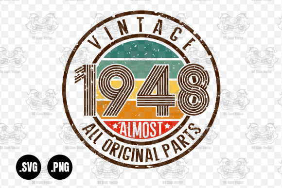 Vintage 1948 Graphics for Crafts