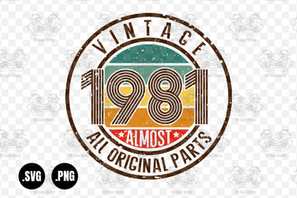 Vintage 1981 Graphics for Crafts